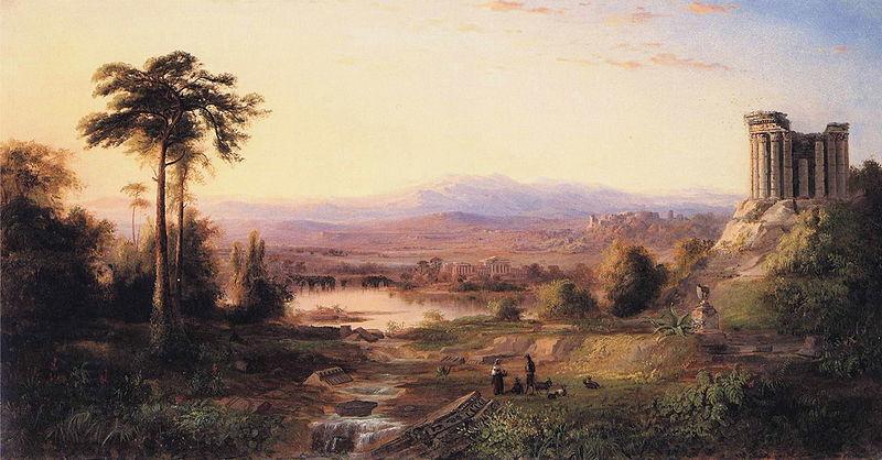 Robert S.Duncanson Recollections of Italy oil painting picture